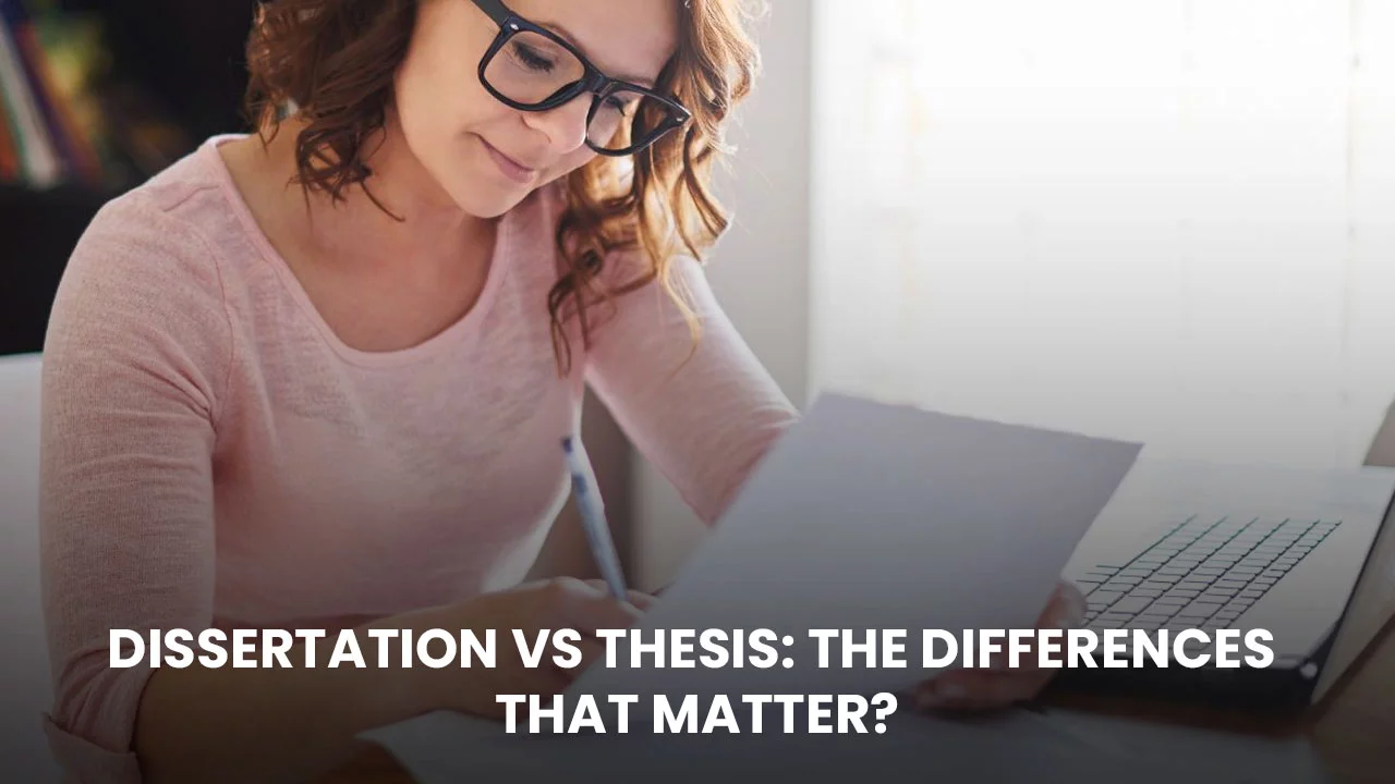 Difference between dissertaion and thesis