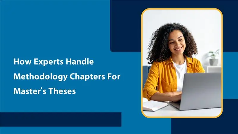 How experts handle methodology chapters for master’s theses.