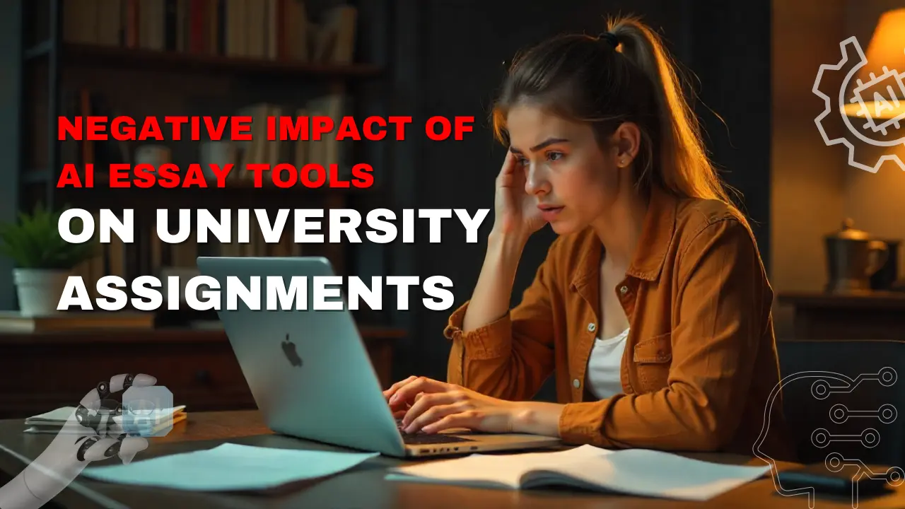 Negative impact of AI essay tools on university assignments