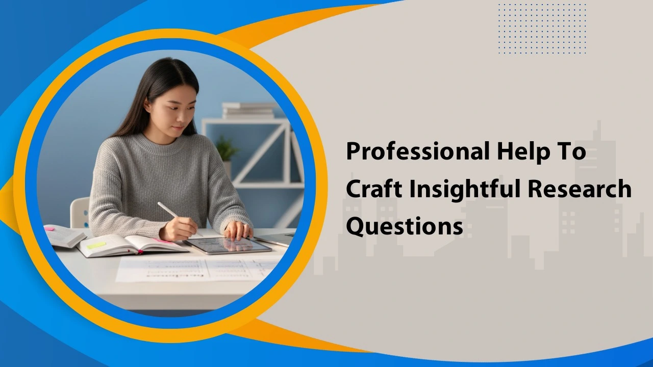 Professional help to craft insightful research questions.