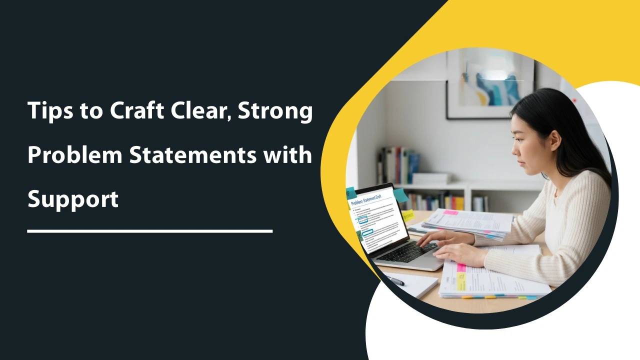 Tips to craft clear, strong problem statements with support